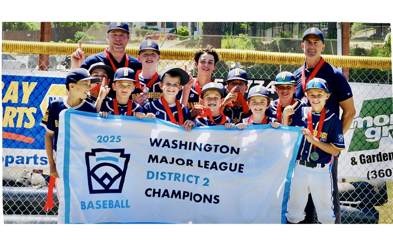 2025 District 2 Champions - 12U Blue